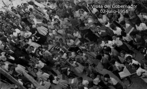 Visita  del Governador Civil, Líjar, 1956     