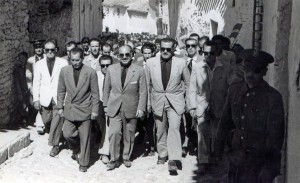 Governador Civil paseando, , Líjar, 1956       